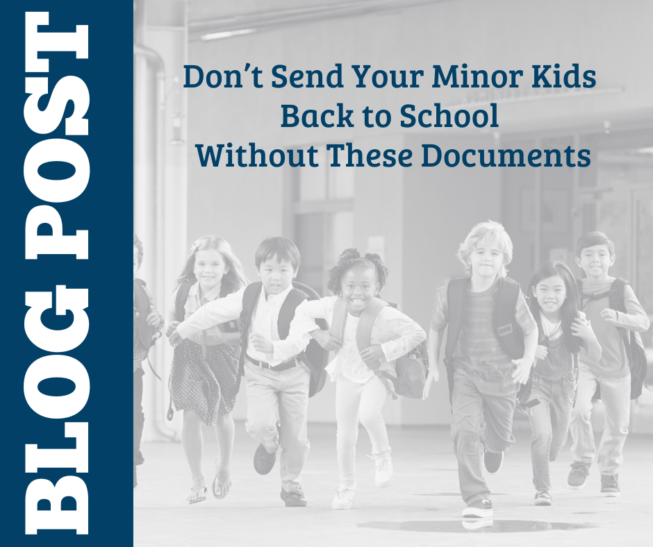 blog post don’t send your kids back to school without these documents
